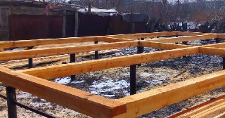 Пол на винтовых сваях Сегежа цена от 15395 руб.